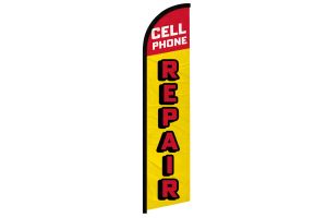 Cell Phone Repair (Letters) Windless Banner Flag
