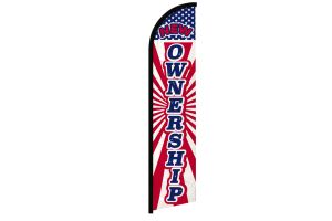 New Ownership Windless Banner Flag