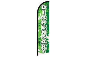 Dispensary (Green) Windless Banner Flag
