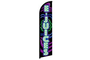 E-Juices Windless Banner Flag