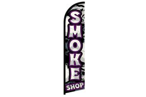 Smoke Shop (Purple) Windless Banner Flag