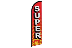 Super Sale (Red) Windless Banner Flag