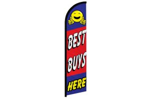 Best Buys Here Windless Banner Flag