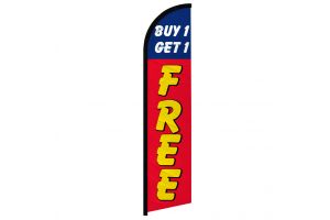Buy 1 Get 1 Free Windless Banner Flag
