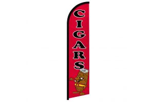 cigars Standard Size Polyester Swooper Flag  Sign Banner 