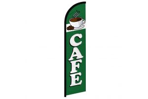 Cafe (Green) Windless Banner Flag