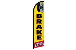 Brake Services Windless Banner Flag