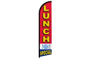 Lunch Special Windless Banner Flag