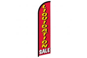 Liquidation Sale Windless Banner Flag