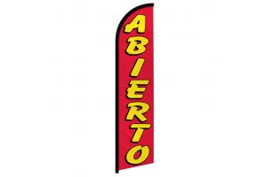 Abierto Windless Banner Flag