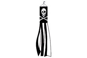Jack Rackham Pirate Printed Polyester Flag 3ft by 5ft