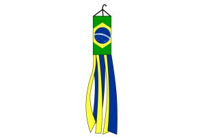 Brazil Super Shiny Poly 5ft Windsock