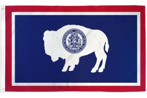 Wyoming Flag 2x3ft Poly