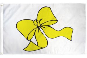 Yellow Ribbon  Flag 3x5ft Poly