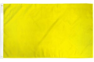 Yellow Solid Color Flag 3x5ft Poly