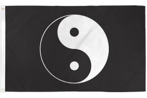 Yin Yang Flag 3x5ft Poly