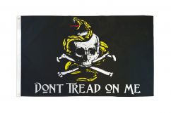 Don't Tread On Me Pirate Gadsden Flag 3x5ft Poly