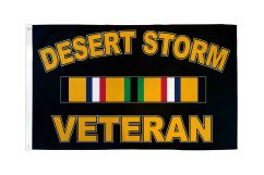 Desert Storm Veteran Flag 3x5ft Poly