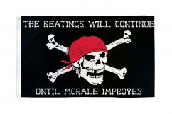 Pirate Morale Flag 3x5ft Poly 