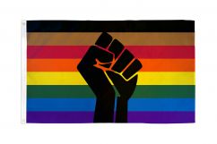 Philly Rainbow (Fist) Flag 3x5ft Poly