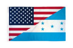 USA/Honduras Combination Flag 3x5ft Poly