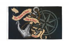 What Happens on Board Pirate Flag 3x5ft Poly