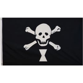 Emanuel Wynne Pirate Printed Polyester Flag 3ft by 5ft