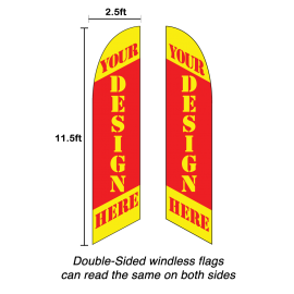 Custom  Double-Sided Windless Banner
