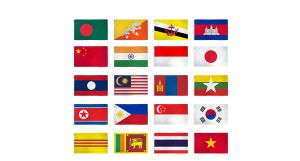 (3x5ft) Set of 20 Asian Flags