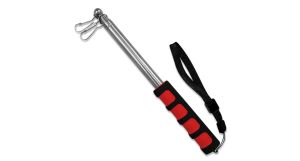 5ft Hand-Held Collapsible Flag Pole (Red)