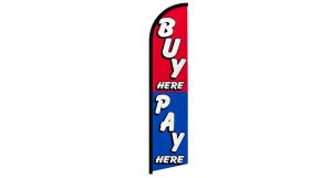 Buy Here Pay Here Windless Banner Flag
