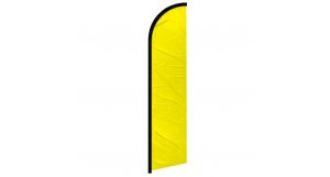 Yellow Solid Color Windless Banner Flag