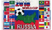 World Cup 2018 Groups Printed Polyester Flag 3ft by 5ft