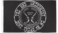 2nd Amendment Printed Polyester Flag 3ft by 5ft