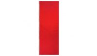 Red Solid Color Printed Polyester DuraFlag 3ft by 8ft