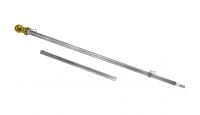 5ft Spinning Stabilizer Flag Pole in Silver