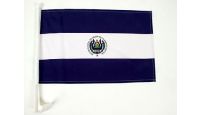 Single-Sided El Salvador Car Flag