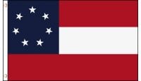 1st National Flag of the Confederacy Printed Polyester Flag 3ft by 5ft