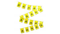  Set of 20 Don't Tread On Me Gadsden 12x18in Flags On 30ft String