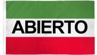 Abierto Printed Polyester Flag 3ft by 5ft