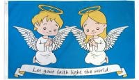 Angels in Faith Printed Polyester Flag 3ft by 5ft