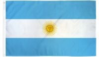 Argentina Printed Polyester Flag 3ft by 5ft