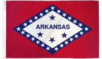 Arkansas Printed Polyester Flag 3ft by 5ft