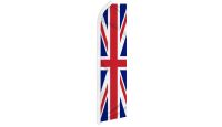 United Kingdom Superknit Polyester Swooper Flag Size 11.5ft by 2.5ft