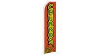Churros Superknit Polyester Swooper Flag Size 11.5ft by 2.5ft