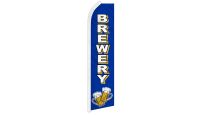Brewery Superknit Polyester Swooper Flag Size 11.5ft by 2.5ft