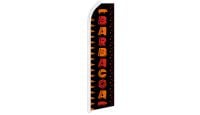Barbacoa Superknit Polyester Swooper Flag Size 11.5ft by 2.5ft