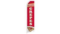 Crepes Superknit Polyester Swooper Flag Size 11.5ft by 2.5ft