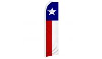 Texas Superknit Polyester Swooper Flag Size 11.5ft by 2.5ft