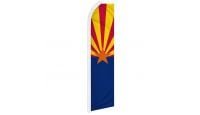 Arizona Superknit Polyester Swooper Flag Size 11.5ft by 2.5ft